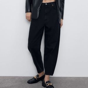 NEW ZARA JEANS PREMIUM PETIT BLACK